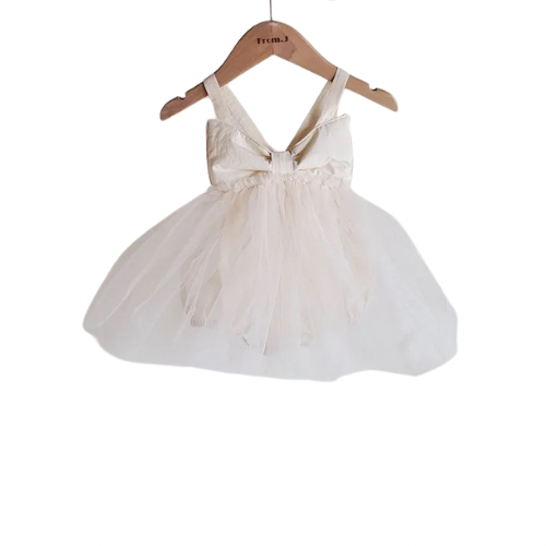 Apricot Bow Onesie + Tutu